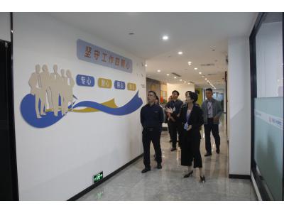 广东省水利水电第三工程局向导一行莅临W66最给力的老牌娱乐集团旅行交流